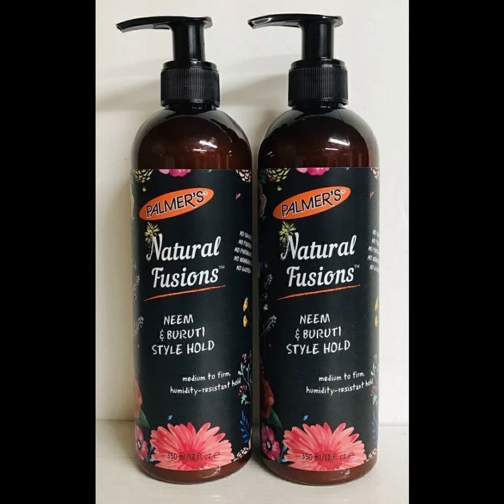 Palmer's Natural Fusions Neem & Buruti Style Hold 12fl Oz Bundle Of 2